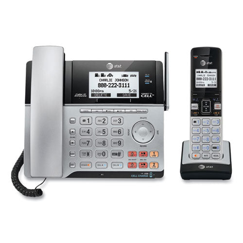 Connect to Cell TL86103 Two-Line Corded/Cordless Phone