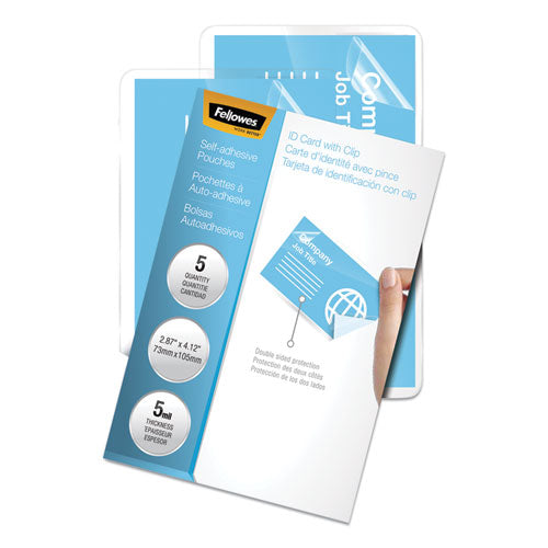 Self-Adhesive Laminating Pouches