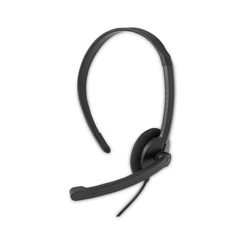 Mono Headset with Microphone and In-Line Remote