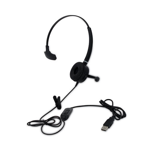 HS-WD-USB-1 Monaural Over The Head Headset