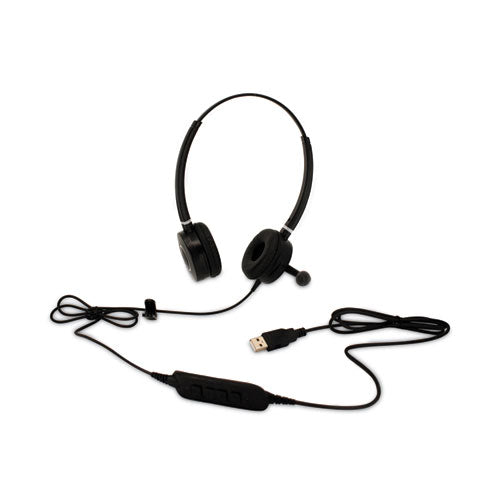 HS-WD-USB-2 Binaural Over The Head Headset