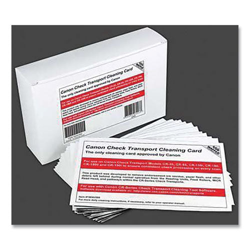 Check Transport Cleaning Card