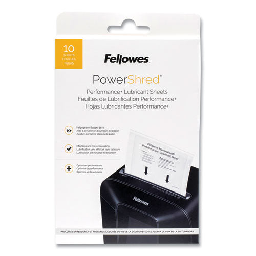Powershred Performance+ Lubricant Sheets
