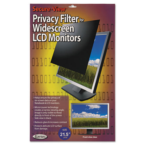 Secure View LCD Monitor Privacy Filter for 21.5" Widescreen Flat Panel Monitor