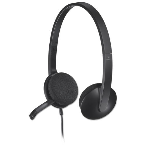 H340 Binaural Over The Head Corded Headset