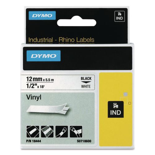 Rhino Permanent Vinyl Industrial Label Tape
