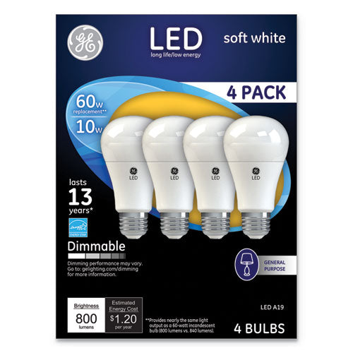 LED Soft White A19 Dimmable Light Bulb