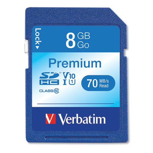8GB Premium SDHC Memory Card