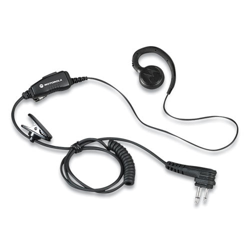 Swivel Monaural Over The Ear Earpiece with In-Line Microphone and Push-To-Talk
