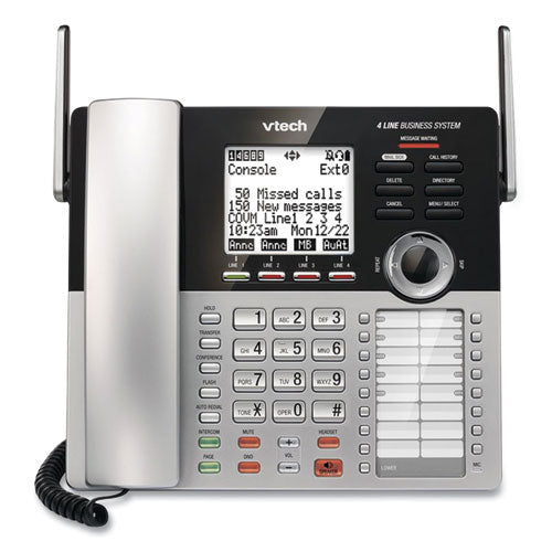 CM18445 Four-Line Business System Cordless Phone