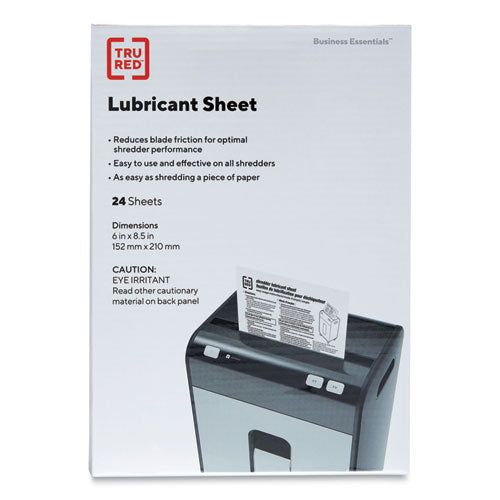 Shredder Lubricant Sheets