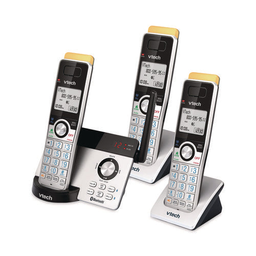 80-2151-02 Three-Handset Connect to Cell Cordless Telephone