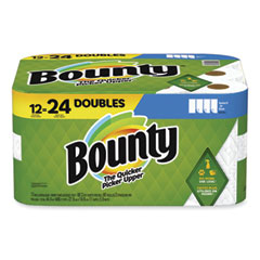Select-a-Size Kitchen Roll Paper Towels, 2-Ply, 5.9 x 11, White, 90 Sheets/Double Roll, 12 Rolls/Carton