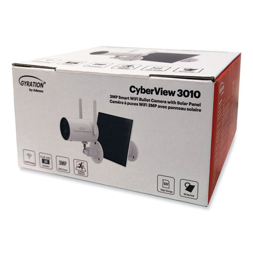 Cyberview 3010 3MP Smart Wifi Bullet Camera with Solar Panel